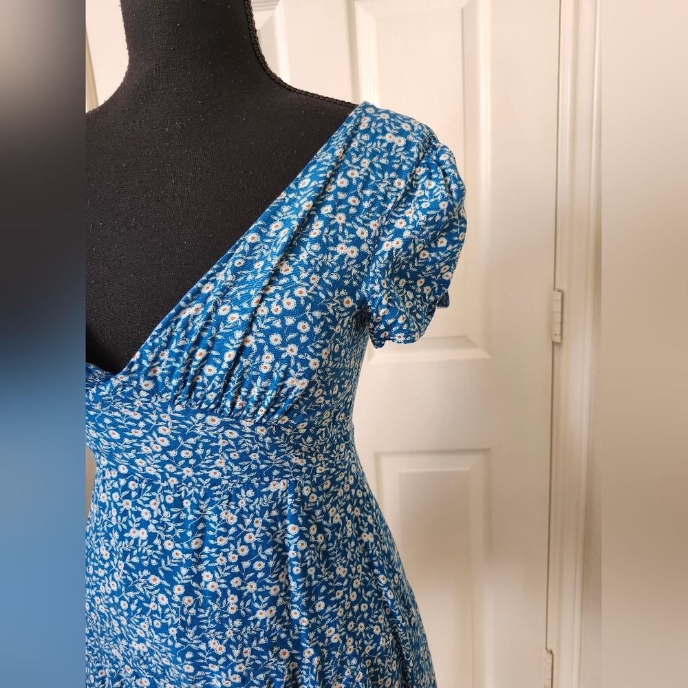 Princess Polly Ditsy Blue Floral Mini Dress - Picture 10 of 12